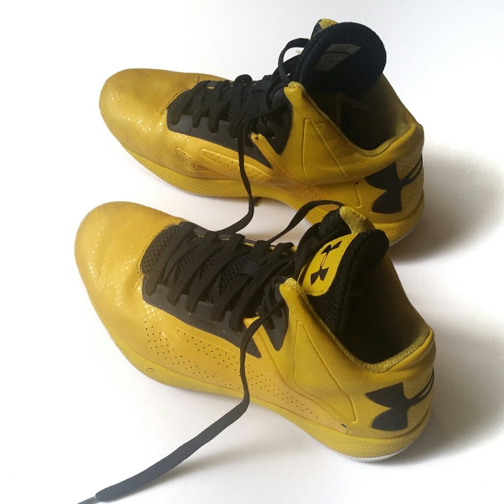 Men's/Boy's Basketball Shoes Yellow/Gold and Black